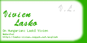 vivien lasko business card